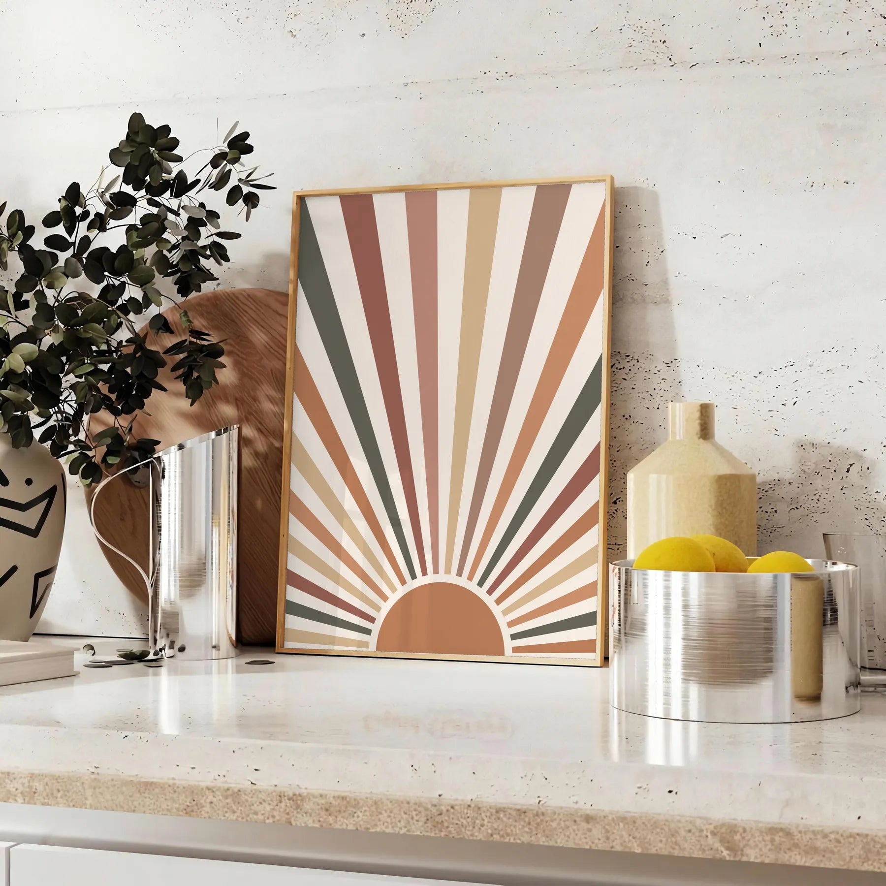 space Boho Abstract Wall Poster captivating print touch artistic flair decor style unique artwork wonderful gift needs